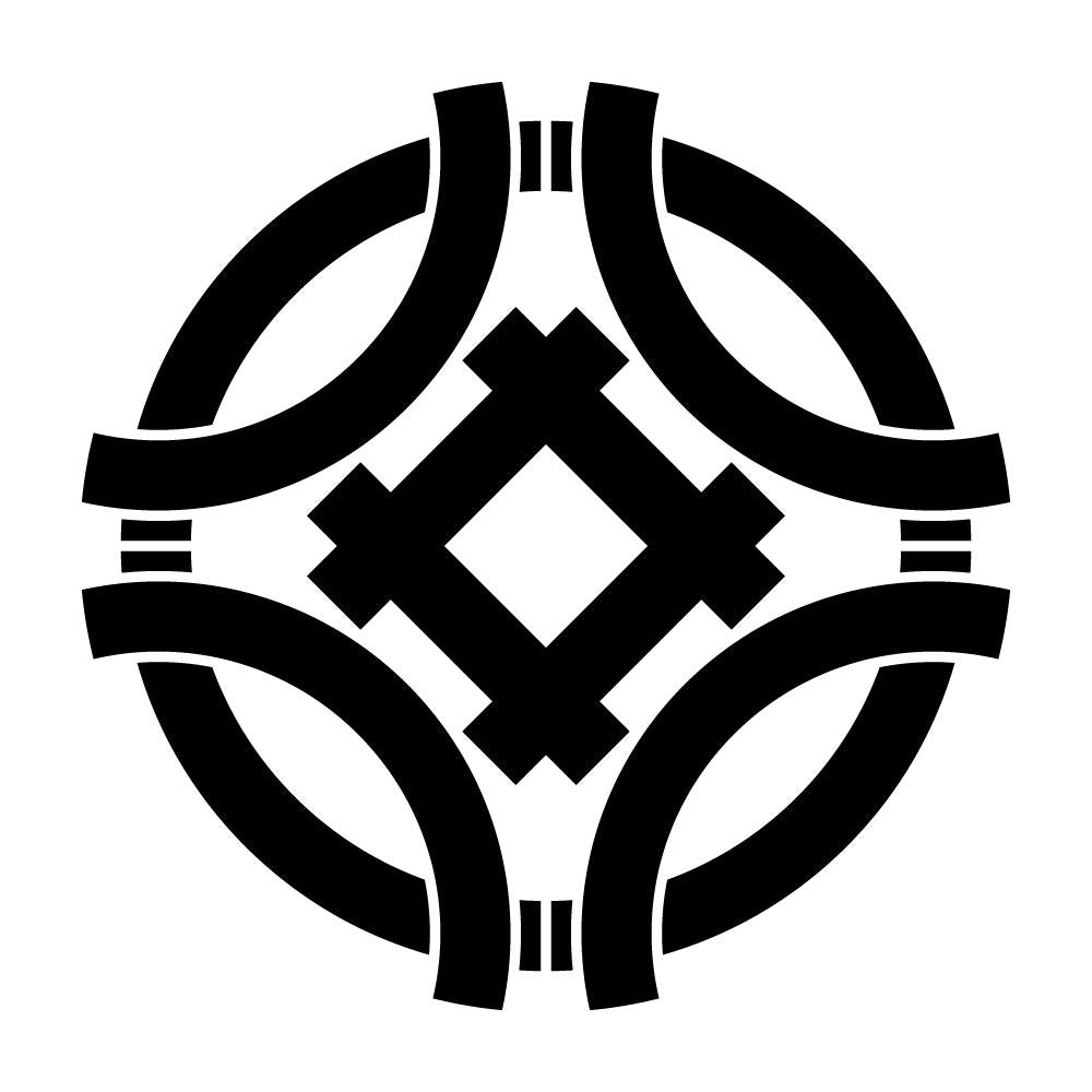 七宝崩しに井筒紋