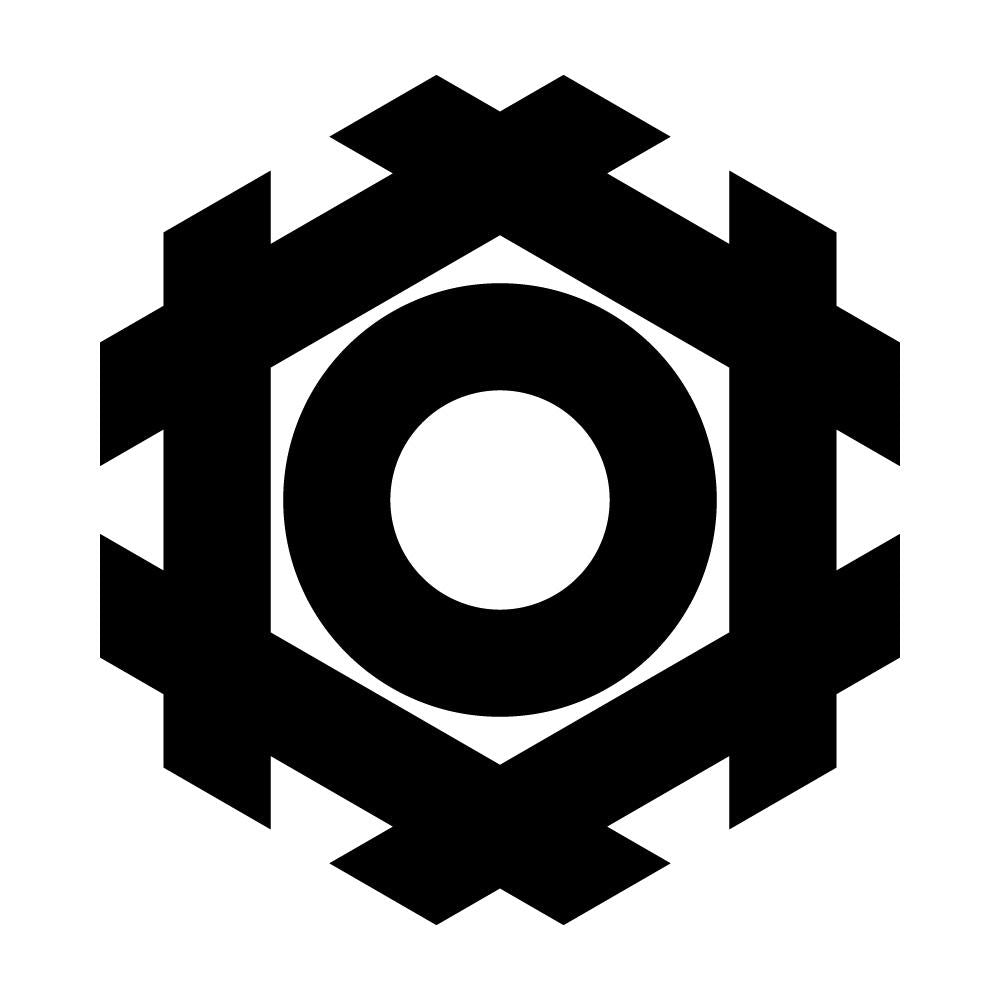 六角井筒蛇の目紋