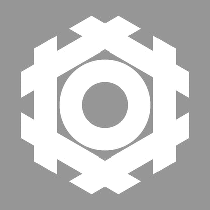 六角井筒蛇の目紋 7