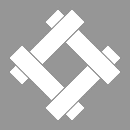 隅立て組み井筒紋 7