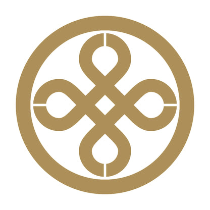 丸に隅立て結び井筒紋 9