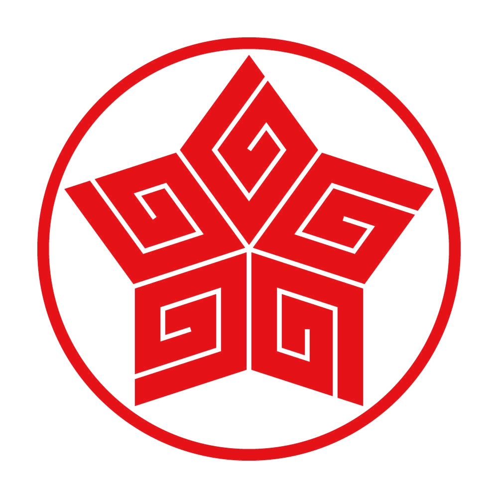 糸輪に五つ稲妻菱紋 8