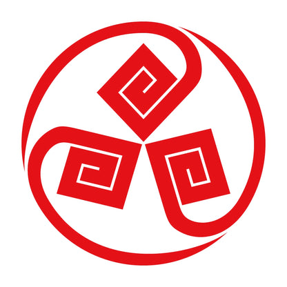 稲妻三つ巴紋 8