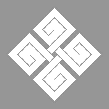 隅立て結び稲妻紋 7