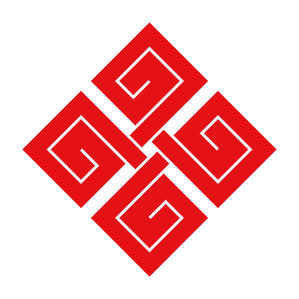 隅立て結び稲妻紋 8