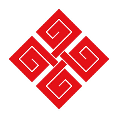 隅立て結び稲妻紋 8