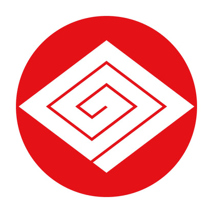 石持ち地抜き稲妻菱紋 8
