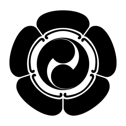 五瓜に二つ巴紋