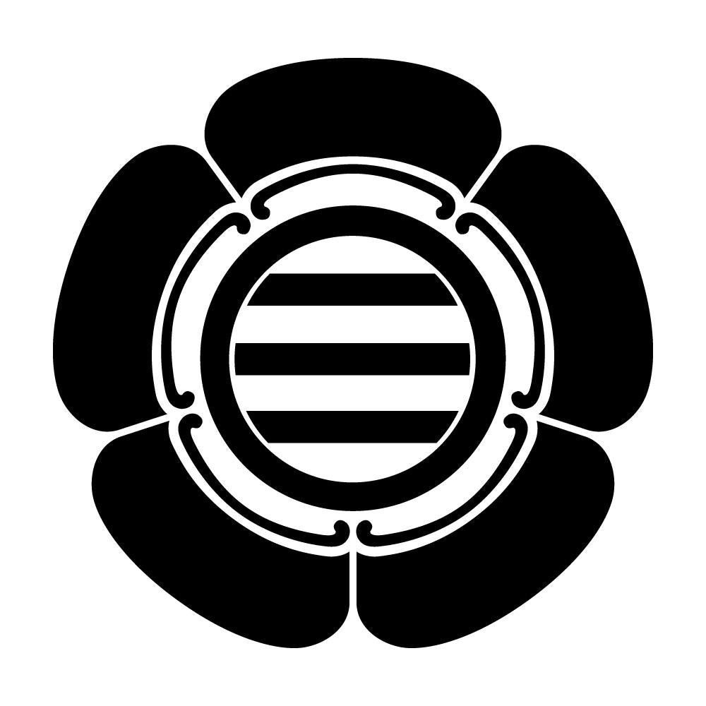 五瓜に丸に三引き紋