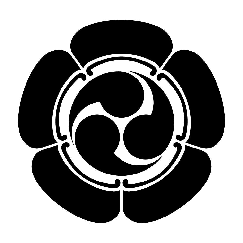 五瓜に三つ巴紋
