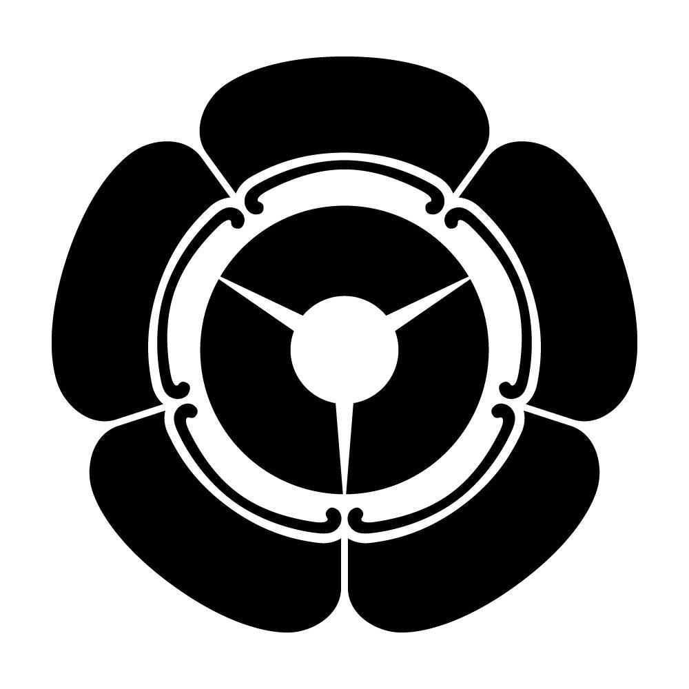 五瓜に三つ地紙紋