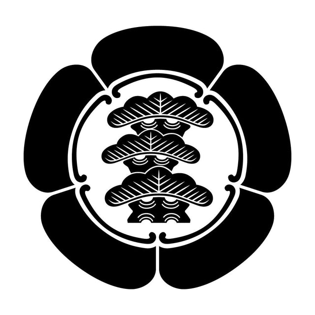 五瓜に三階松紋
