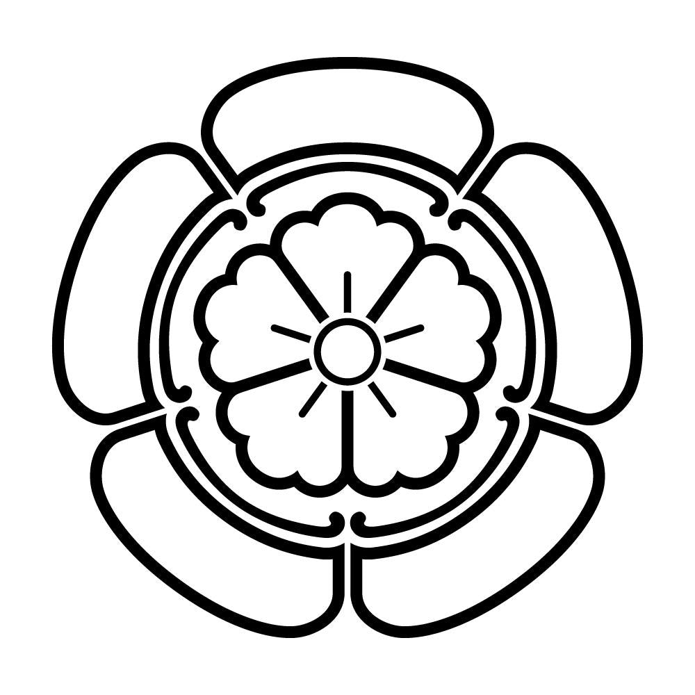 陰五瓜に唐花紋