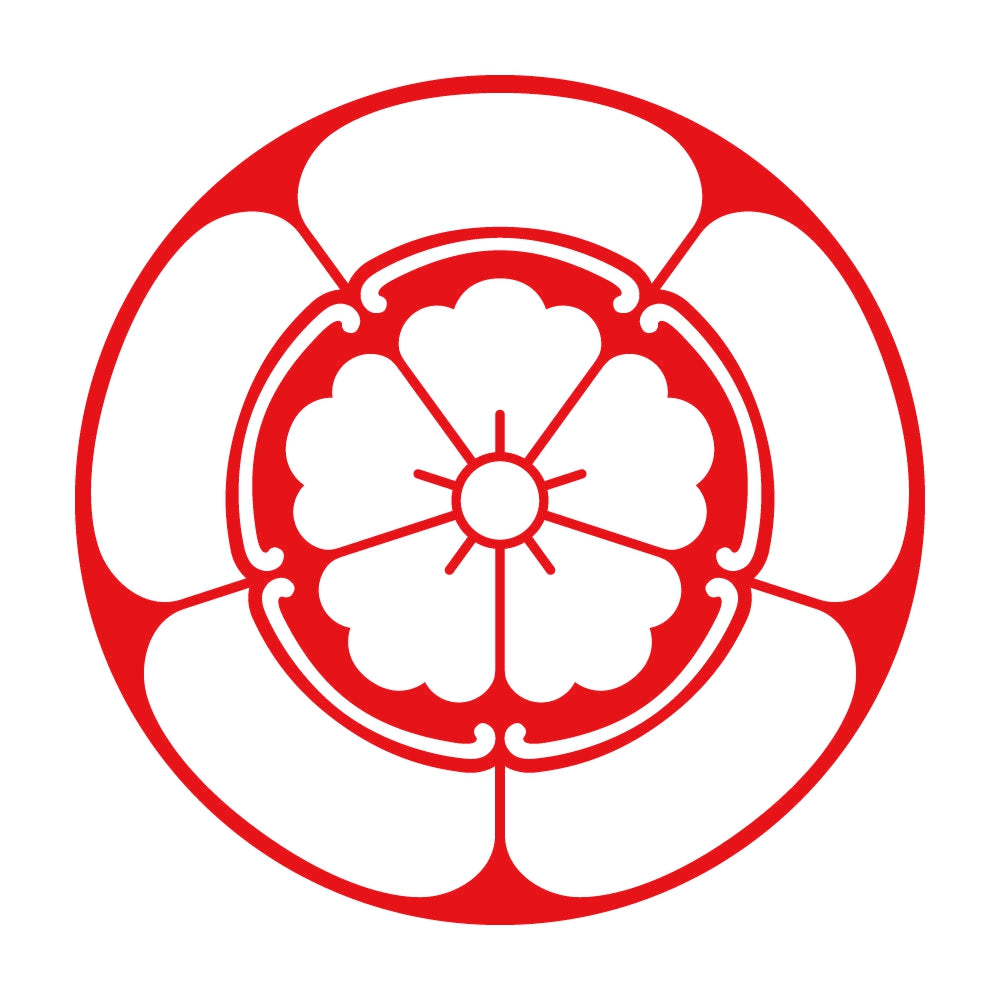 石持ち地抜き瓜に唐花紋 8