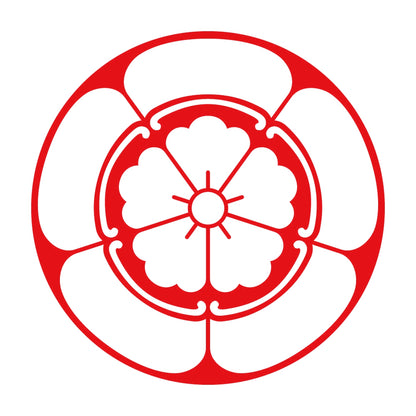 石持ち地抜き瓜に唐花紋 8
