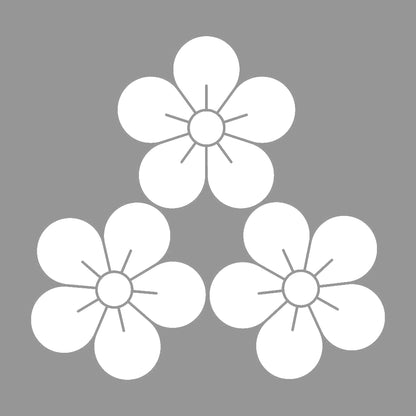 尻合わせ三つ梅紋 7