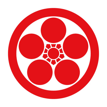 丸に梅鉢紋 8