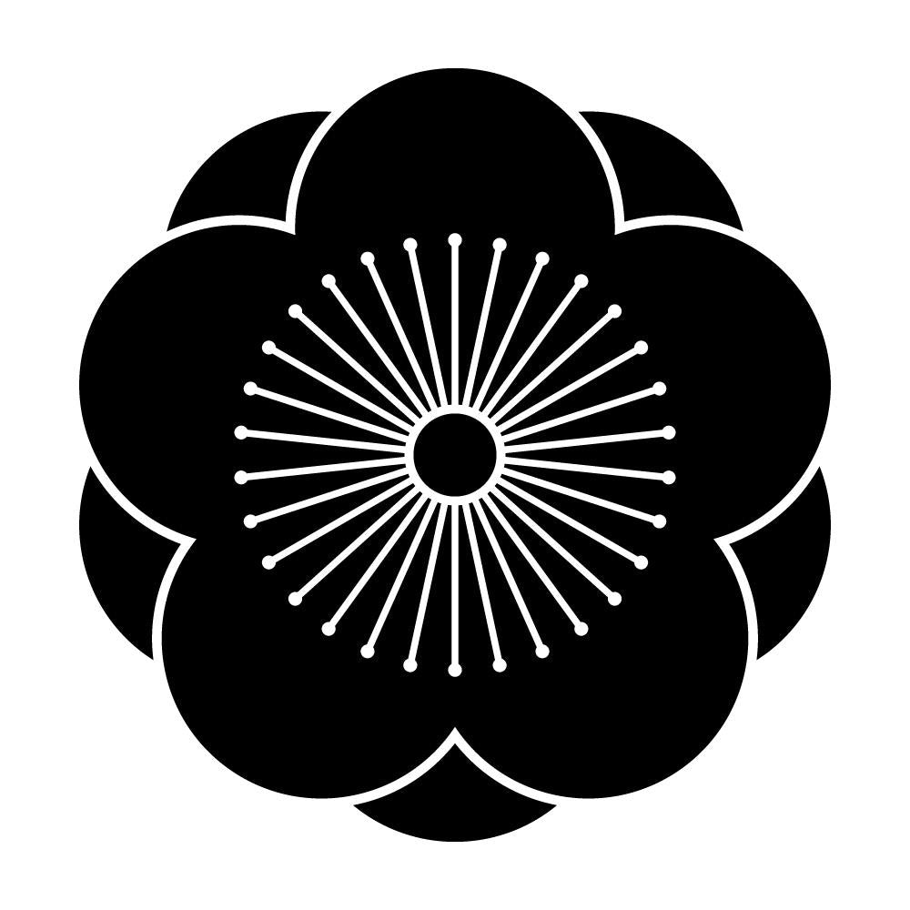 八重向こう梅紋