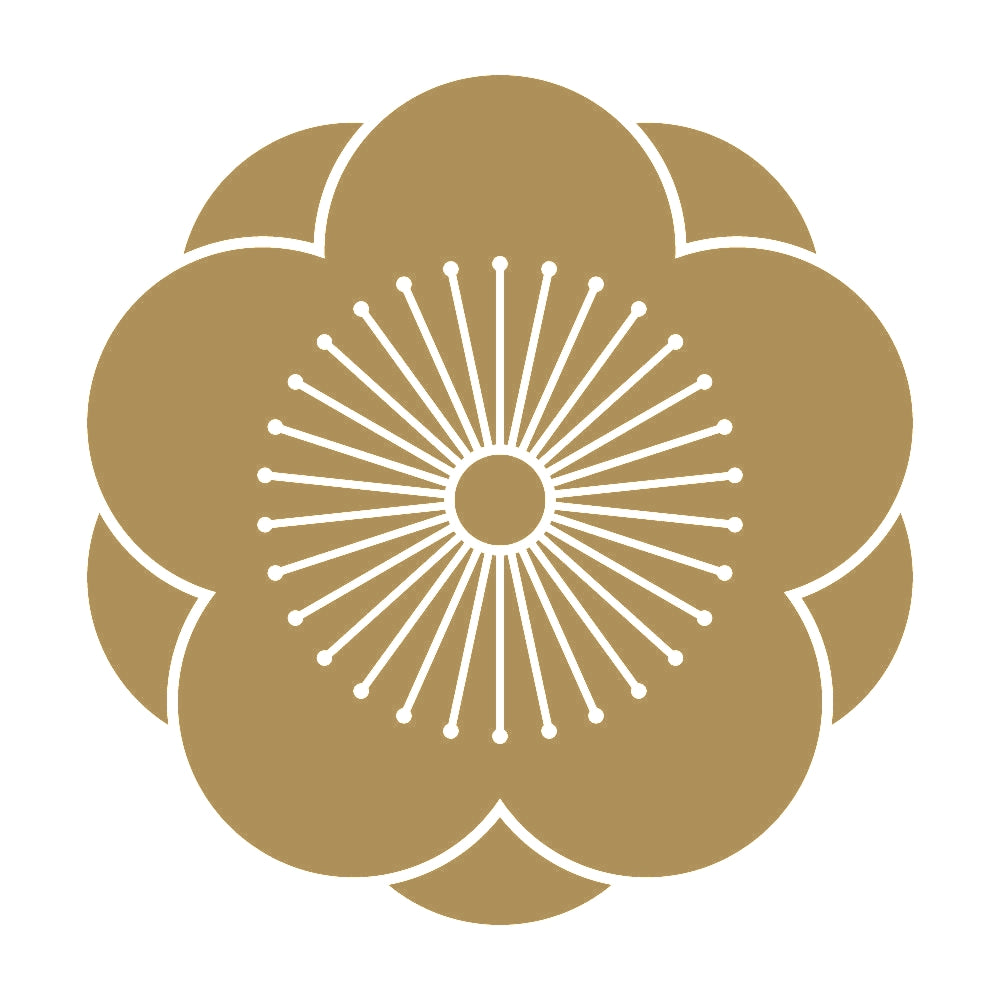 八重向こう梅紋 9