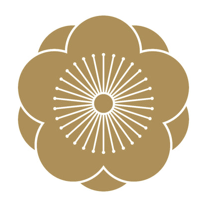 八重向こう梅紋 9