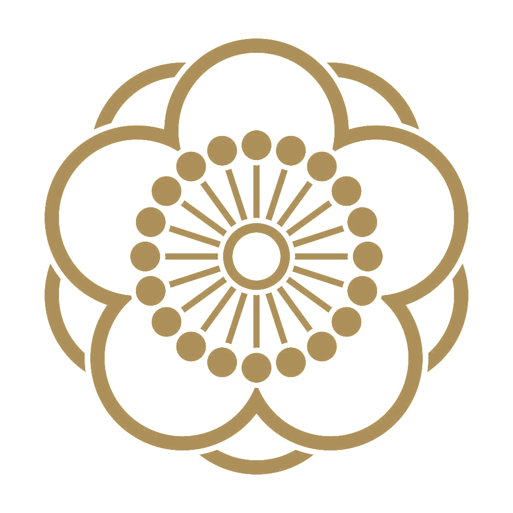 陰八重向こう梅紋 9