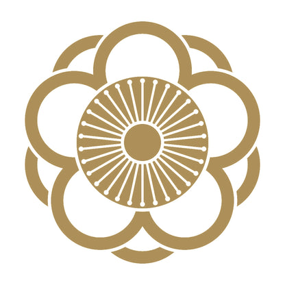 中陰八重向こう梅紋 9