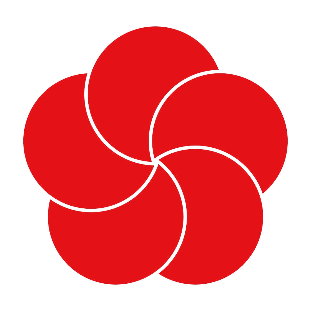 重ね梅紋 8