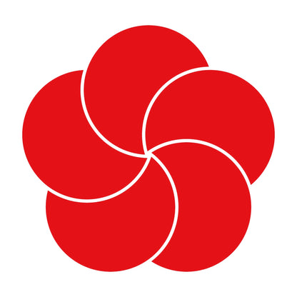 重ね梅紋 8