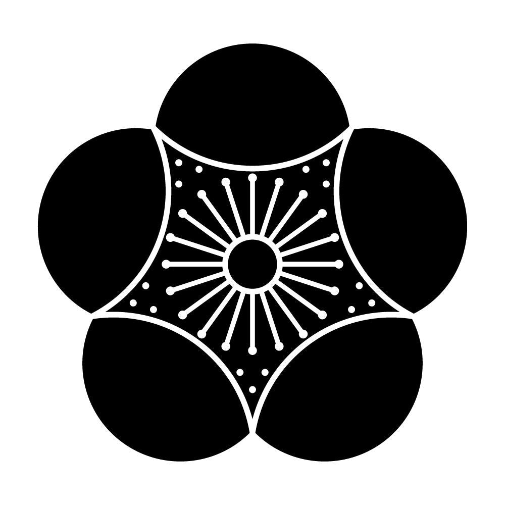 五曜梅紋
