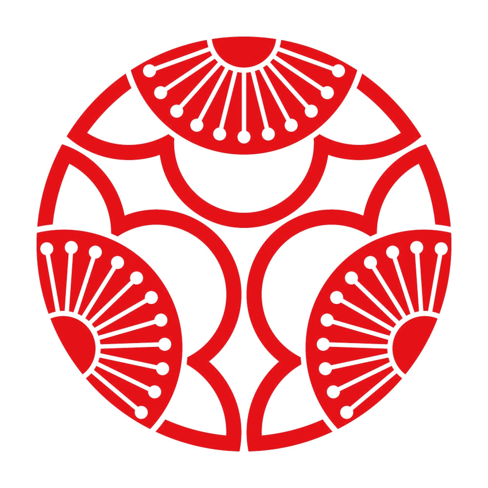 中陰三つ割り向こう梅紋 8
