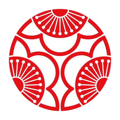 中陰三つ割り向こう梅紋 8