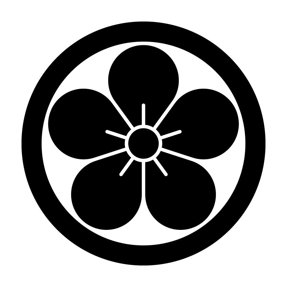 丸に梅の花紋