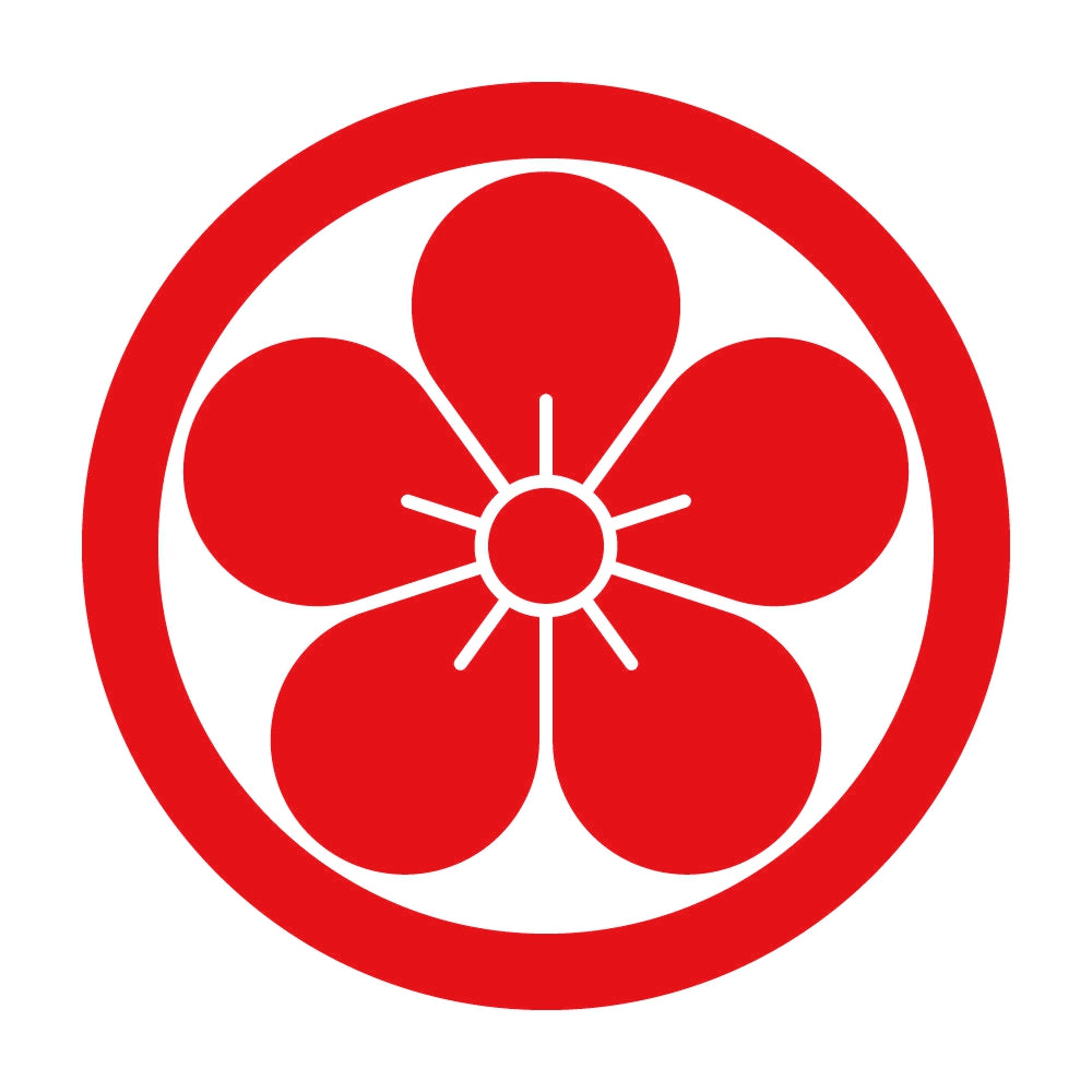 丸に梅の花紋 8