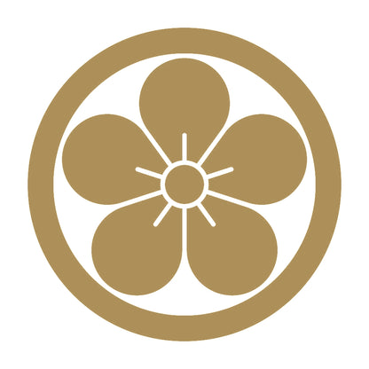 丸に梅の花紋 9