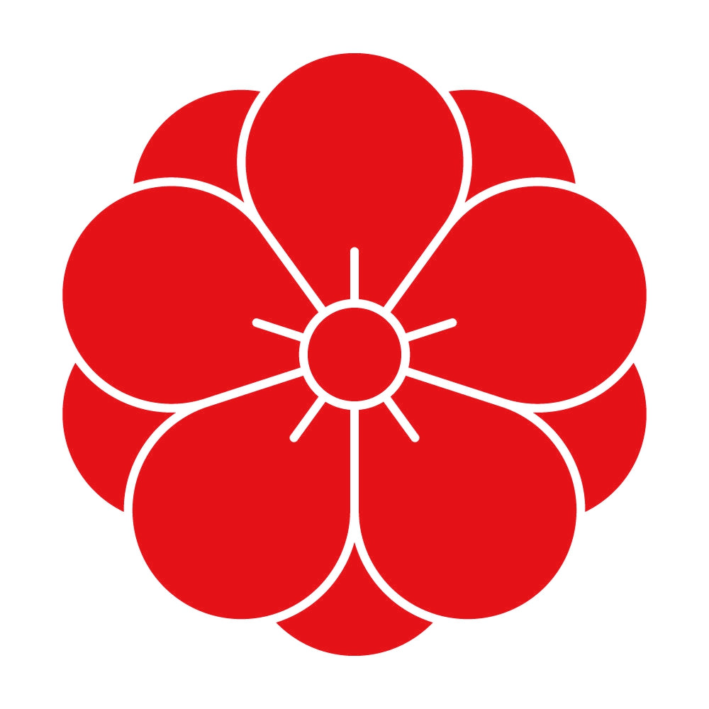 八重梅紋 8