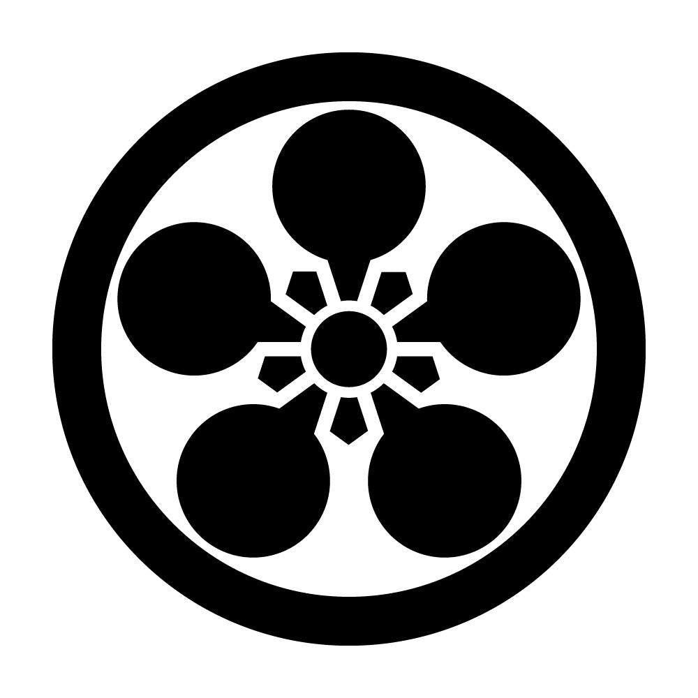 丸に加賀梅鉢紋