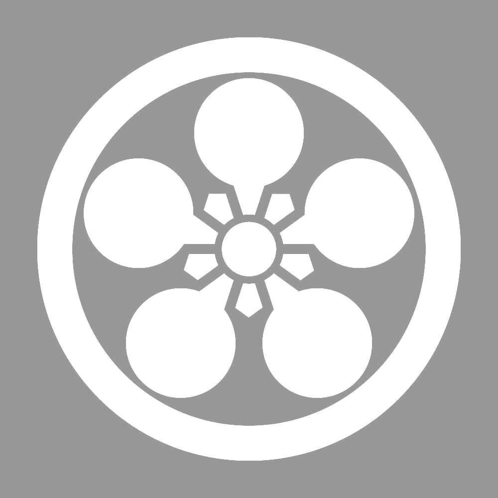 丸に加賀梅鉢紋 7