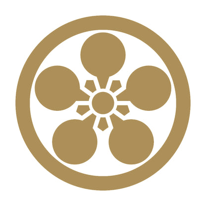 丸に加賀梅鉢紋 9