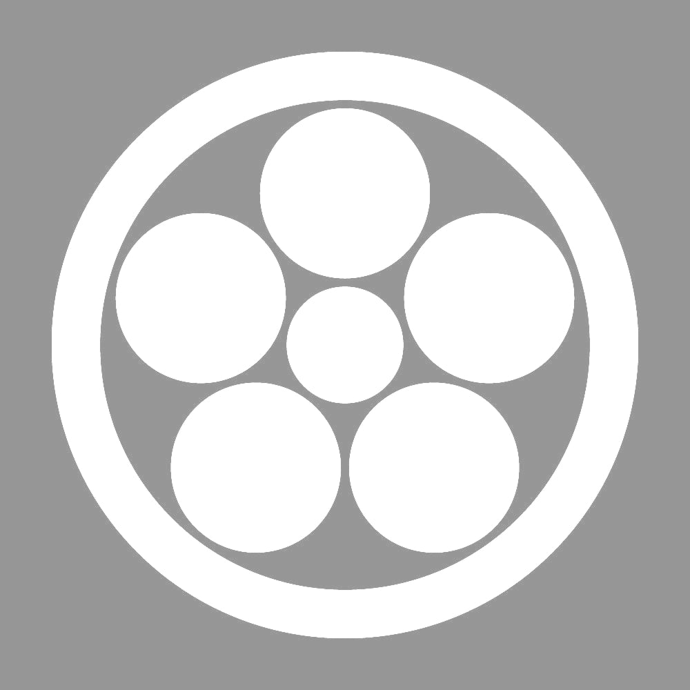 丸に星梅鉢紋 7