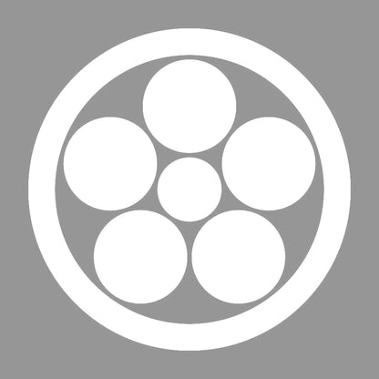 丸に星梅鉢紋 7