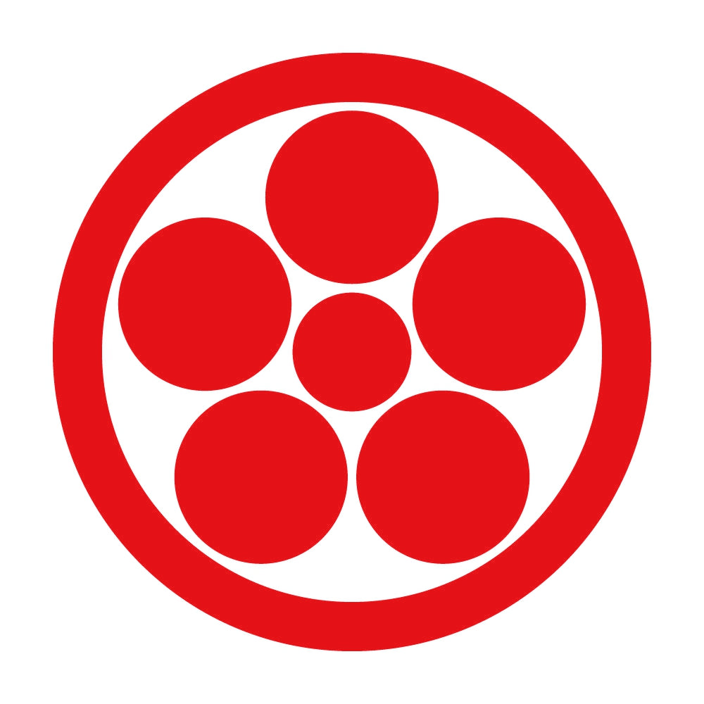 丸に星梅鉢紋 8