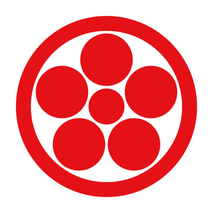 丸に星梅鉢紋 8