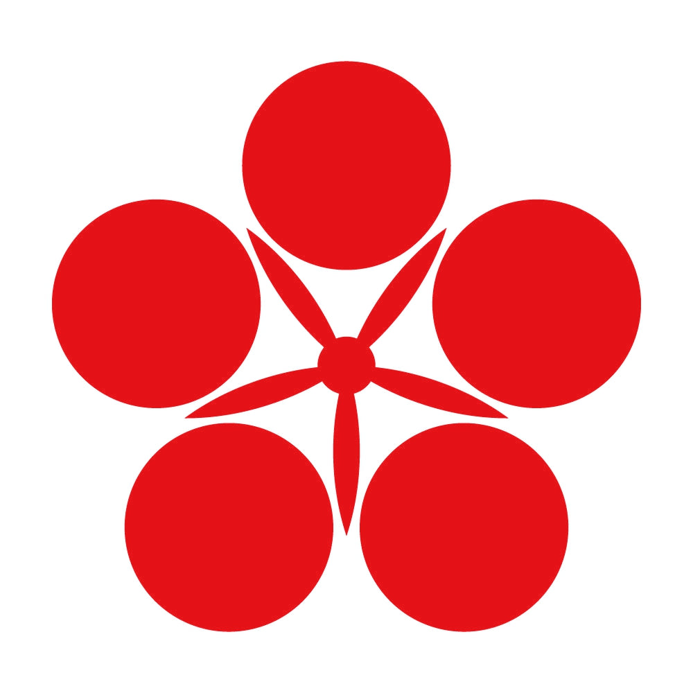 軸梅鉢紋 8