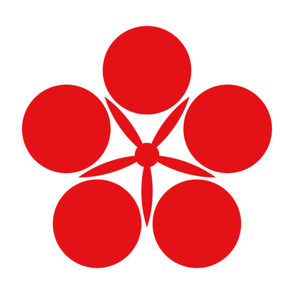 軸梅鉢紋 8