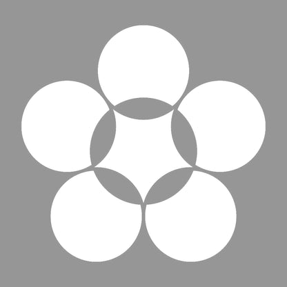 繋ぎ梅鉢紋 7