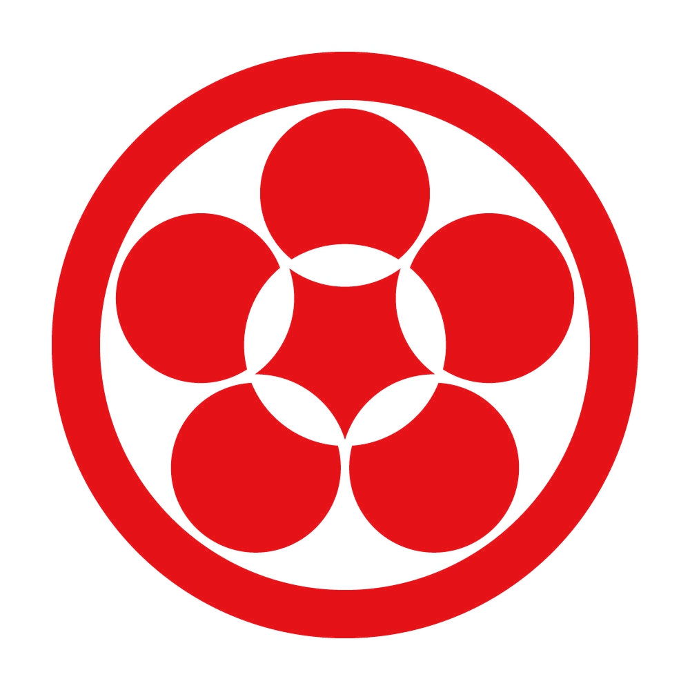 丸に繋ぎ梅鉢紋 8