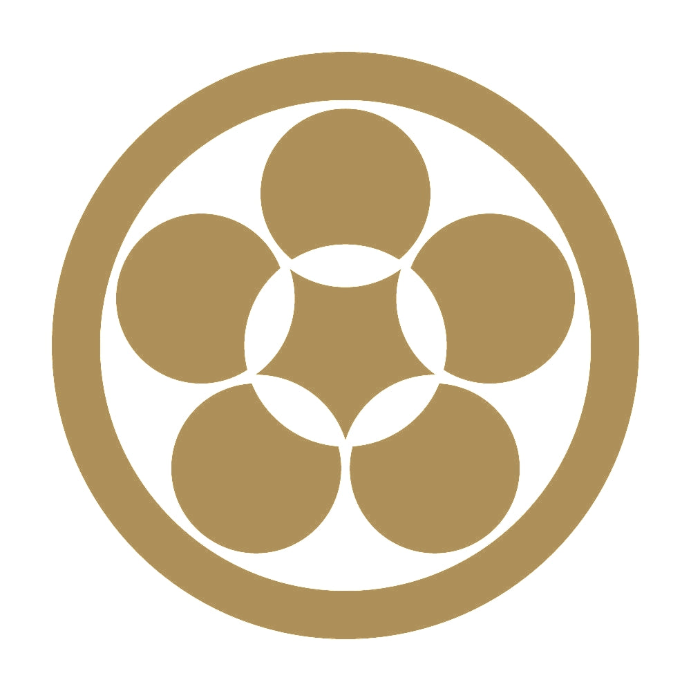 丸に繋ぎ梅鉢紋 9