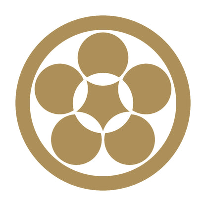 丸に繋ぎ梅鉢紋 9