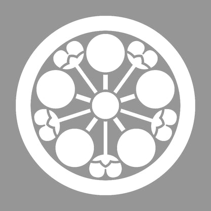 丸に花付き梅鉢紋 7