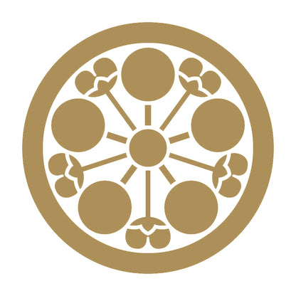 丸に花付き梅鉢紋 9